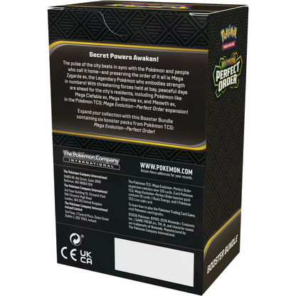 Pokémon TCG: Perfect Order (POR) Booster Bundle - English, back view