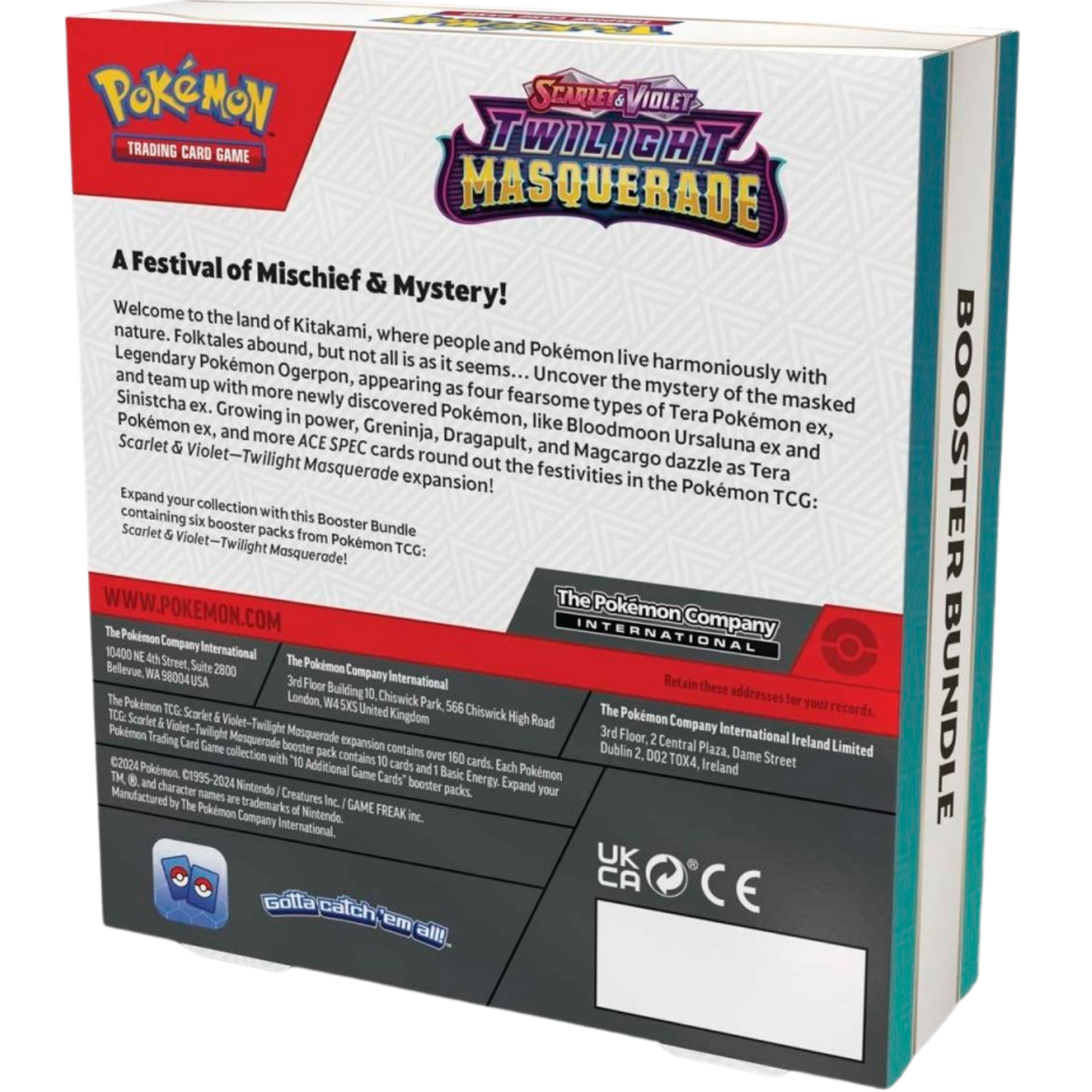 Pokémon TCG: Twilight Masquerade (TWM) Booster Bundle - English