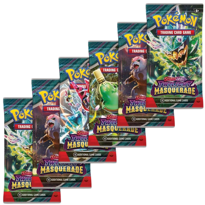 Pokémon TCG: Twilight Masquerade (TWM) Booster Bundle - English, included booster packs