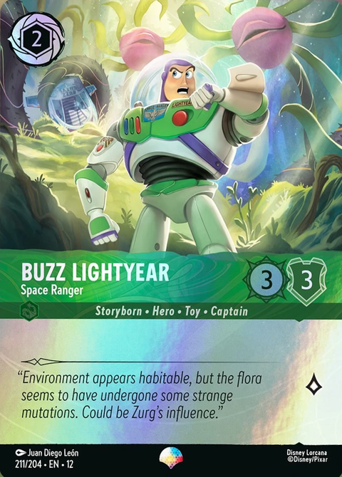 Buzz Lightyear - Space Ranger (012-211) - Set 12: Wilds Unknown - Disney Lorcana Epic