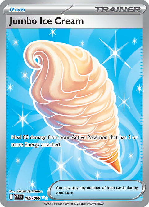 Jumbo Ice Cream 109/086 from Chaos Rising (CRI) - Ultra Rare English Pokémon TCG single card