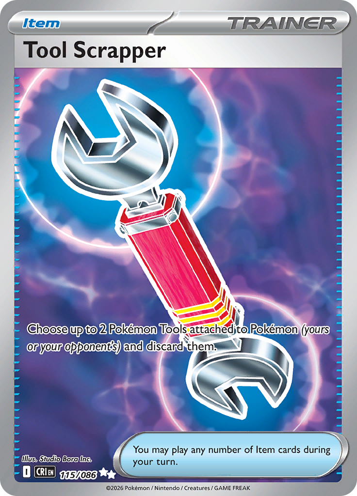 Tool Scrapper 115/086 from Chaos Rising (CRI) - Ultra Rare English Pokémon TCG single card