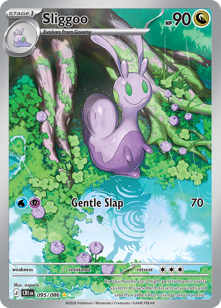 Sliggoo 095/086 from Chaos Rising (CRI) - Illustration Rare English Pokémon TCG single card