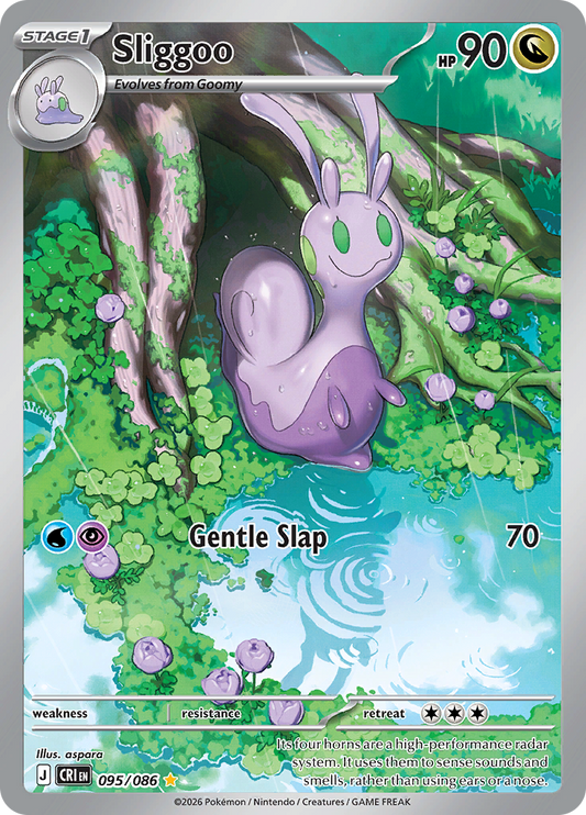 Sliggoo 095/086 from Chaos Rising (CRI) - Illustration Rare English Pokémon TCG single card