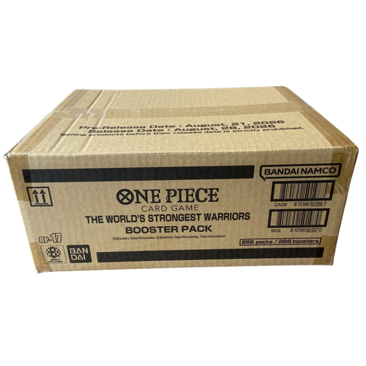 One Piece The World's Strongest Warriors (OP17) Sealed Case [English]