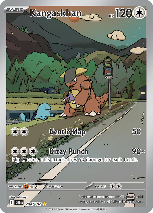 Kangaskhan 204/182 from Destined Rivals (DRI) - Illustration Rare English Pokémon TCG single card