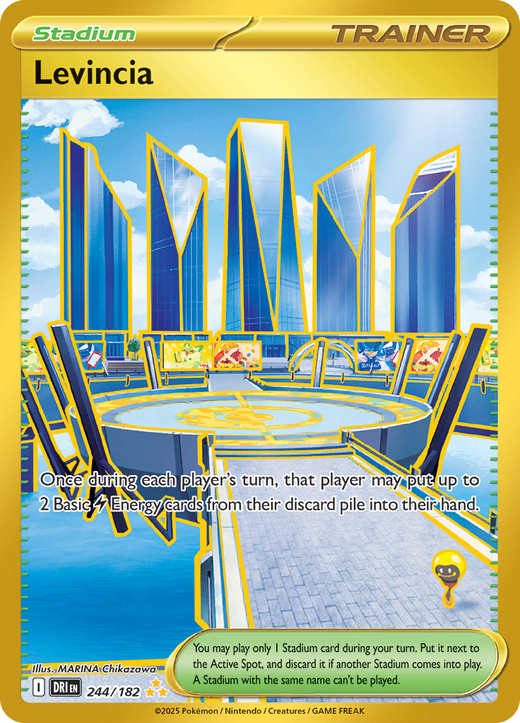 Levincia 244/182 from Destined Rivals (DRI) - Hyper Rare English Pokémon TCG single card
