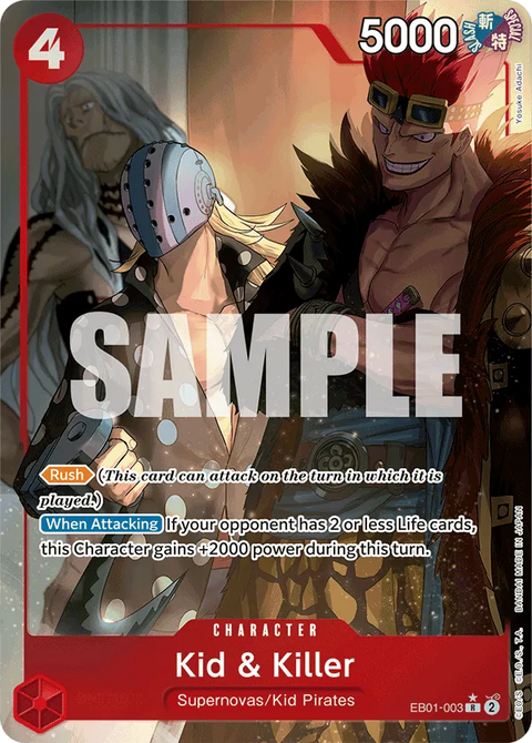 Kid & Killer (EB01-003) EB01 Alternate Art (AA)