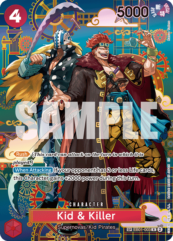 Kid & Killer (EB01-003) OP14-EB04 Special Rare