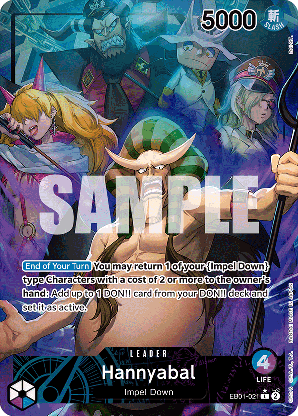 Hannyabal (EB01-021) EB01 Leader Alt Art (AA)