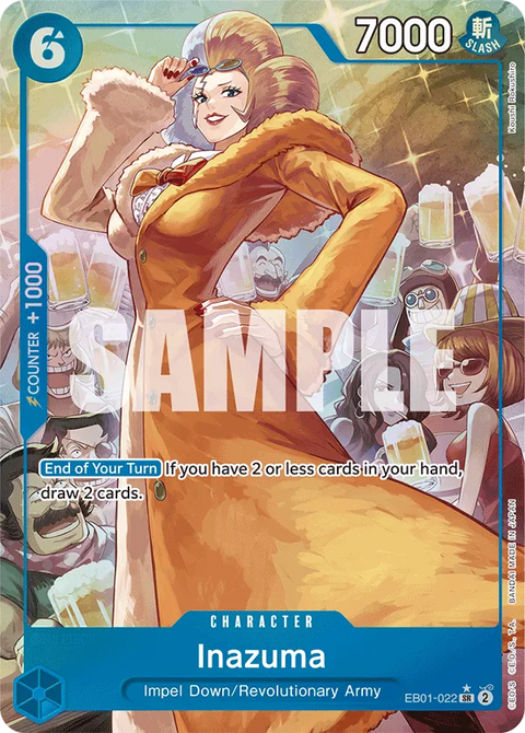 Inazuma (EB01-022) EB01 Alternate Art (AA)