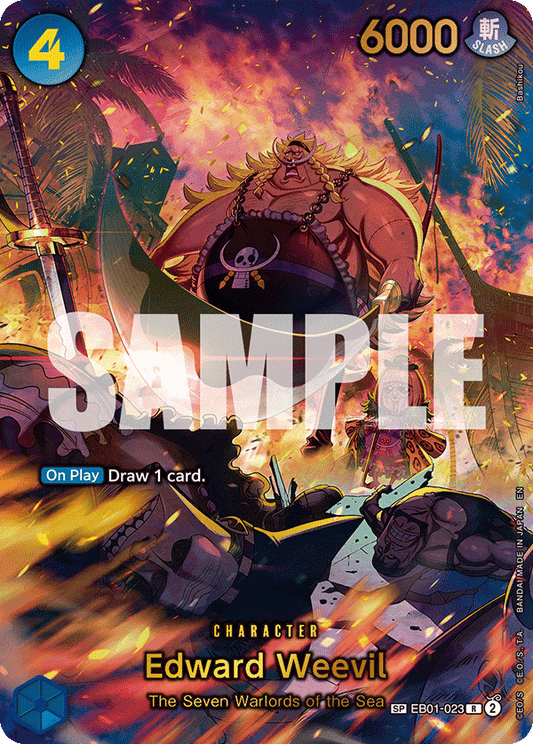 Edward Weevil (EB01-023) OP14-EB04 Special Rare