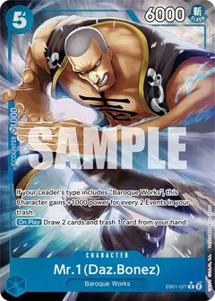 Mr.1(Daz.Bonez) (EB01-027) EB01 Alternate Art (AA)