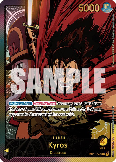 Kyros (EB01-040) EB02 Leader Alt Art (AA)