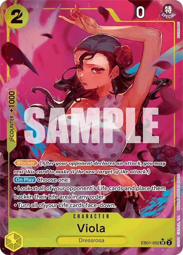 Viola (EB01-052) EB01 Alternate Art (AA)