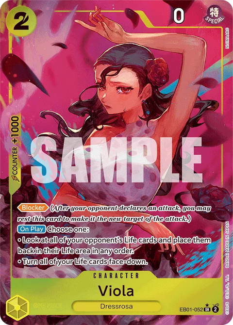 Viola (EB01-052) EB01 Alternate Art (AA)