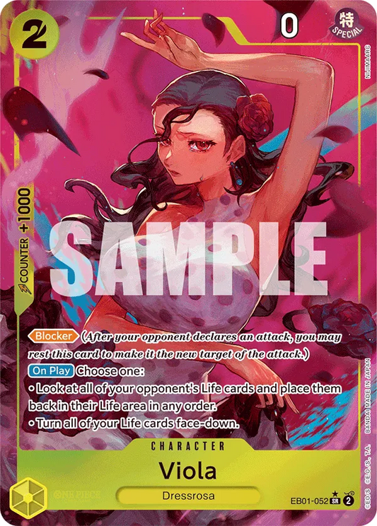Viola (EB01-052) EB01 Alternate Art (AA)