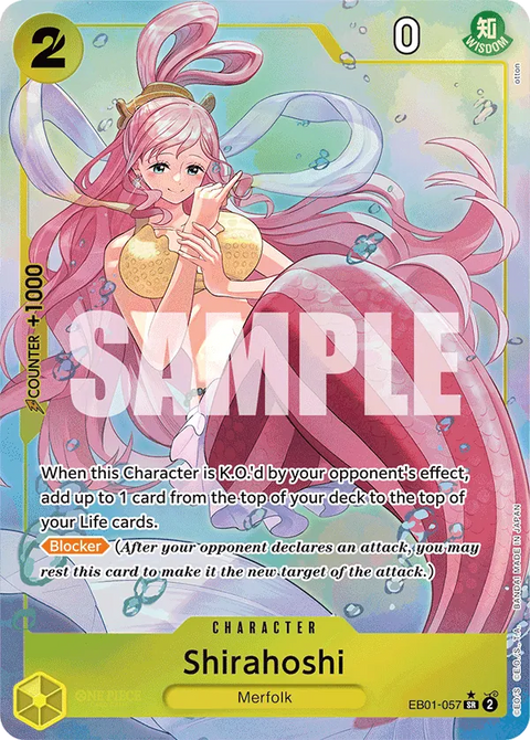 Shirahoshi (EB01-057) EB01 Alternate Art (AA)