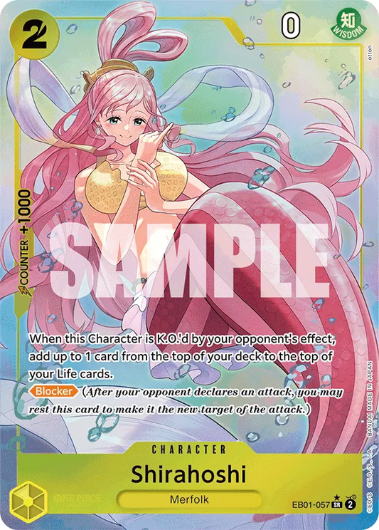Shirahoshi (EB01-057) EB01 Alternate Art (AA)