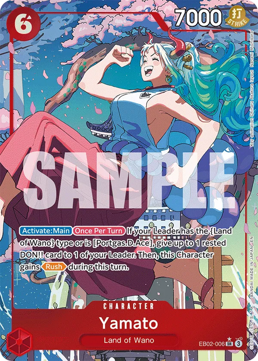 Yamato (EB02-006) EB02 Alternate Art (AA)
