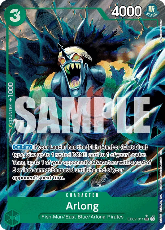 Arlong (EB02-011) EB02 Alternate Art (AA)