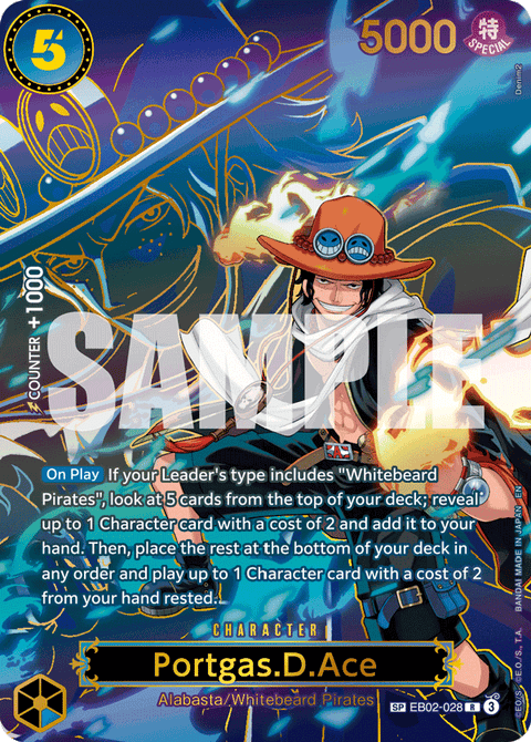 Portgas D. Ace (EB02-028) OP13 Special Rare (SP)