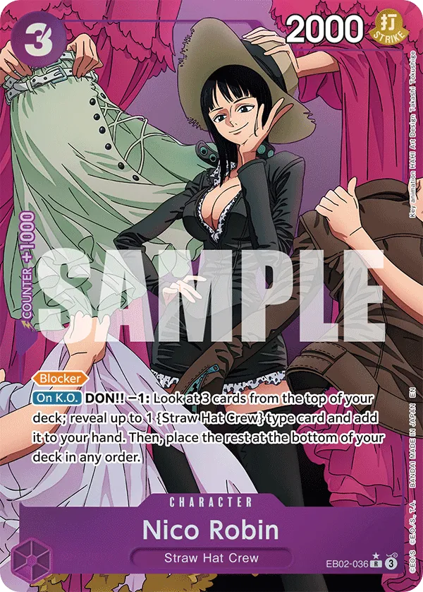 Nico Robin (EB02-036) EB02 Alternate Art (AA)