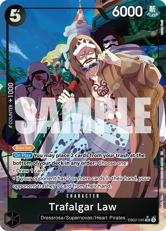Trafalgar Law (EB02-045) EB02 Alternate Art (AA)