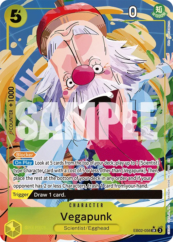 Vegapunk (EB02-056) EB02 Alternate Art (AA)