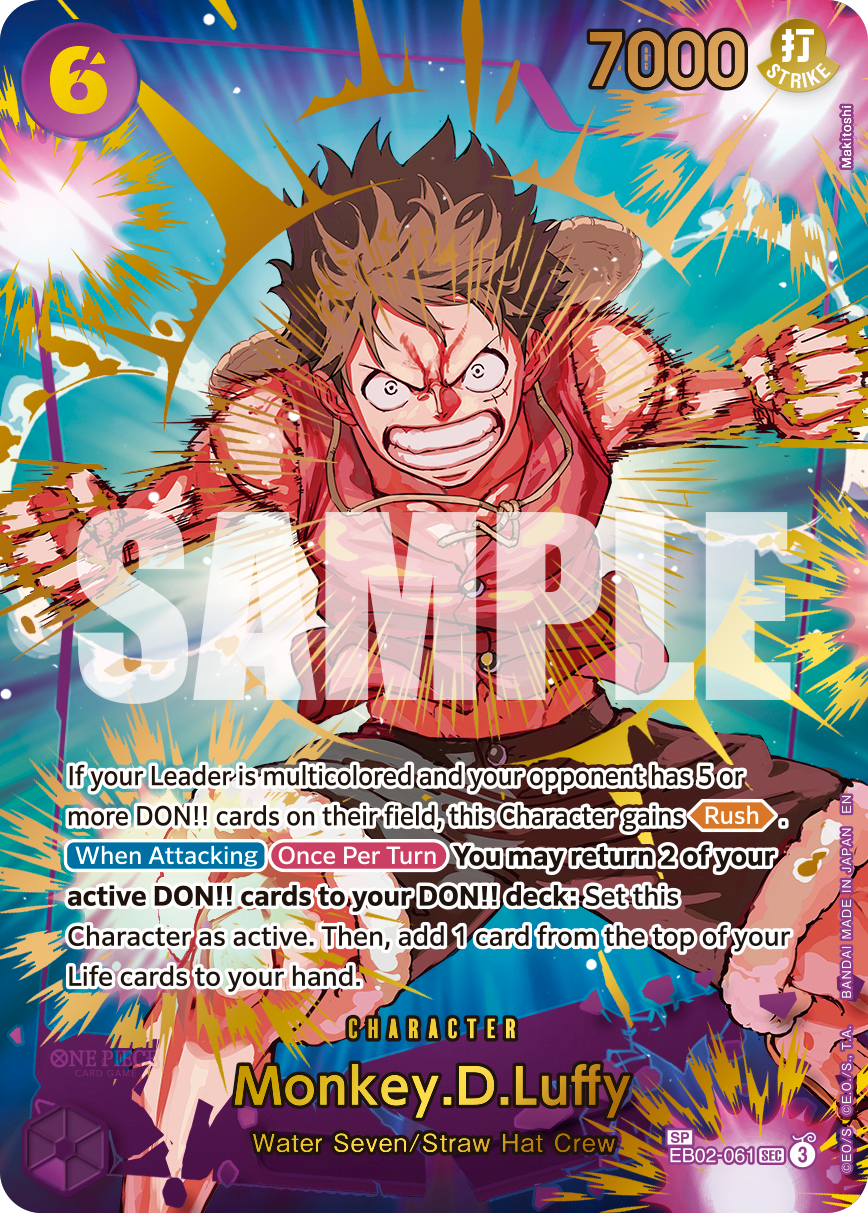 Monkey D. Luffy (EB02-061) PRB02 Special Rare (SP)