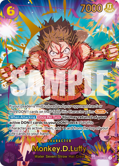 Monkey D. Luffy (EB02-061) PRB02 Special Rare (SP)