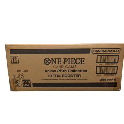 One Piece Anime 25th Collection Extra Booster (EB-02) Sealed Case [English]