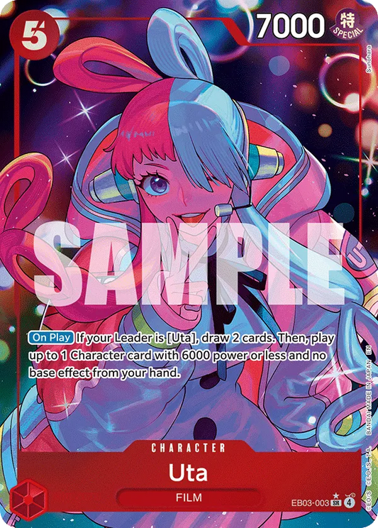 Uta (EB03-003) EB03 Alternate Art (AA)