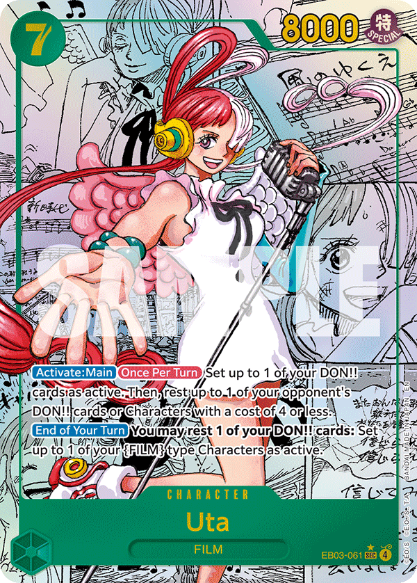 Uta (EB03-061) EB03 Manga Rare