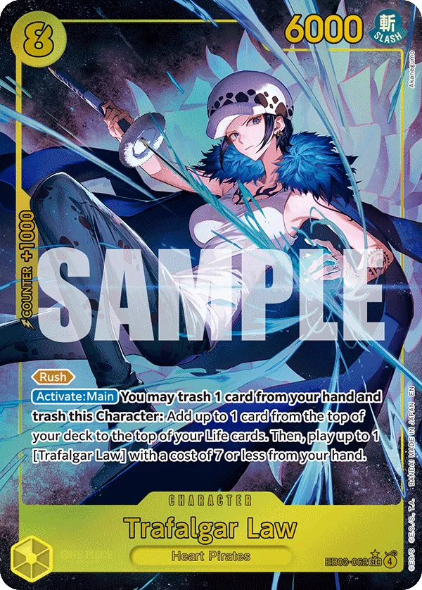 Trafalgar Law (EB03-062) EB03 Alternate Art (AA)