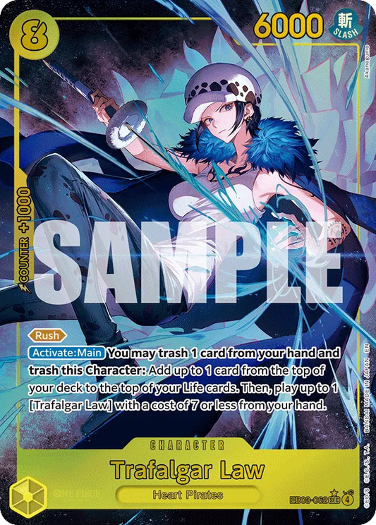 Trafalgar Law (EB03-062) EB03 Alternate Art (AA)