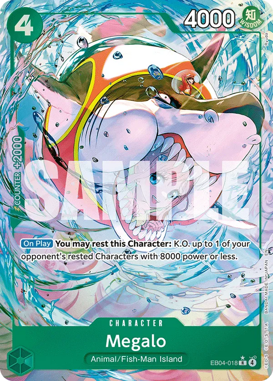 Megalo (EB04-018) OP14-EB04 Alternate Art (AA)