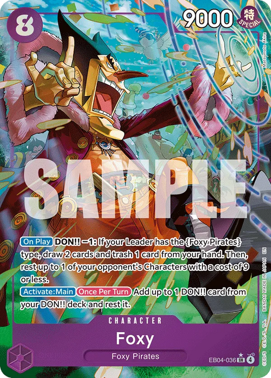 Foxy (EB04-036) OP14-EB04 Alternate Art (AA)