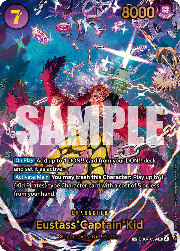 Eustass"Captain"Kid (EB04-039) OP14-EB04 Special Rare