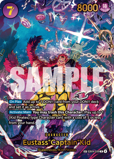 Eustass"Captain"Kid (EB04-039) OP14-EB04 Special Rare