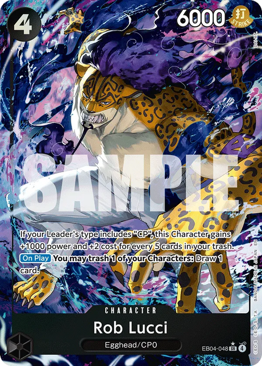 Rob Lucci (EB04-048) OP15-EB04 Alternate Art (AA)