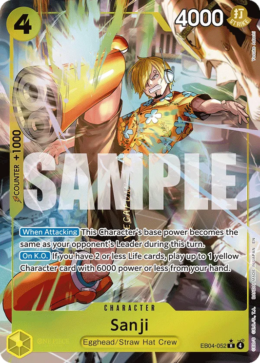 Sanji (EB04-052) OP15-EB04 Alternate Art (AA)