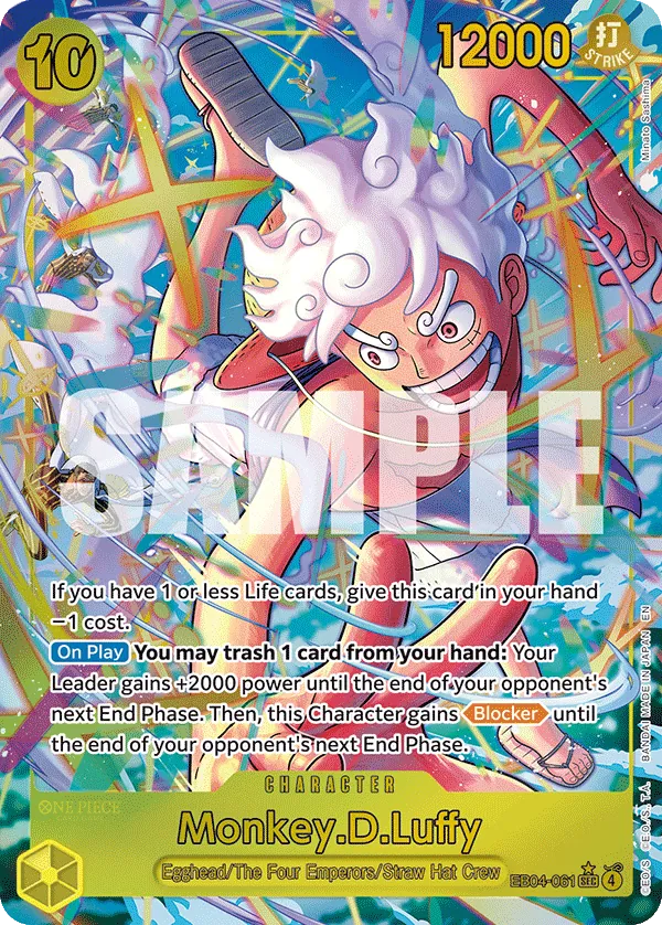 Monkey.D.Luffy (EB04-061) OP15-EB04 Secret Rare (SEC) Alt Art (AA)