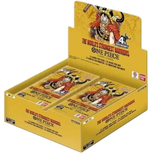 One Piece The World's Strongest Warriors (OP17) Booster Box 24 Packs [English]