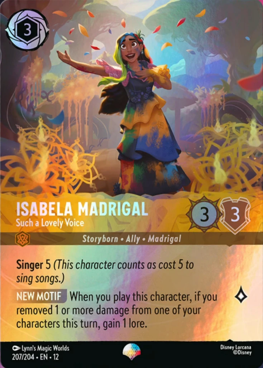 Isabela Madrigal - Such a Lovely Voice (012-207) - Set 12: Wilds Unknown - Disney Lorcana Epic
