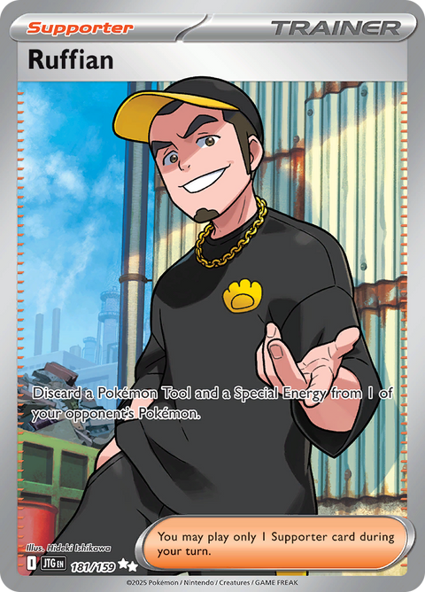 Ruffian 181/159 from Journey Together (JTG) - Ultra Rare English Pokémon TCG single card