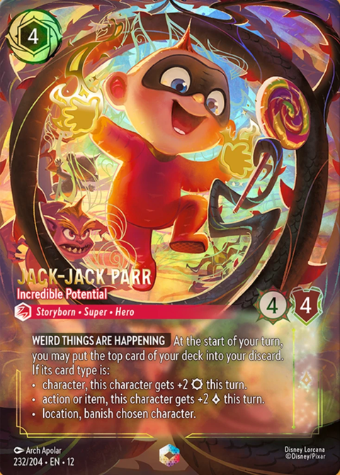 Jack-Jack Parr - Incredible Potential (012-232) - Set 12: Wilds Unknown - Disney Lorcana Enchanted
