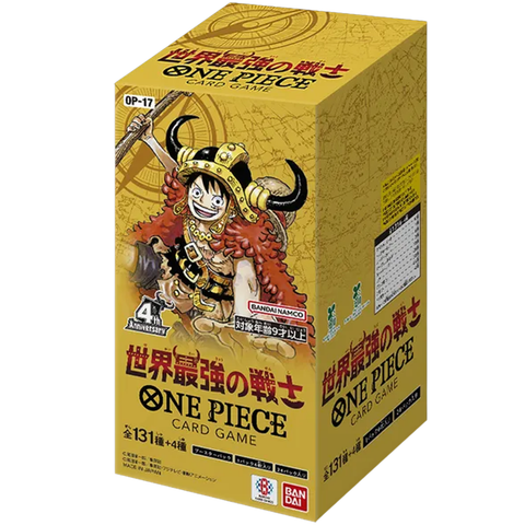 One Piece The World's Strongest Warriors (OP17) Booster Box 24 Packs [Japanese]