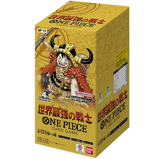 One Piece The World's Strongest Warriors (OP17) Booster Box 24 Packs [Japanese]