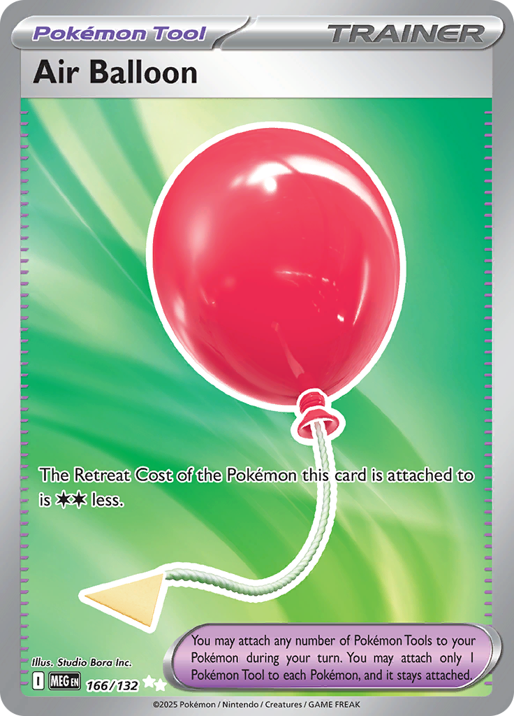 Air Balloon 166/132 from Mega Evolution (MEG) - Ultra Rare English Pokémon TCG single card